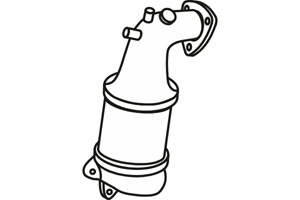 Catalytic converter i gruppen Tillflligt dolda artiklar hos  Professional Parts Sweden AB (P708DCAT)