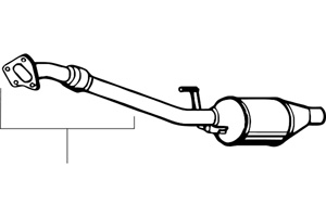 Front pipe in the group  at  Professional Parts Sweden AB (P7108)