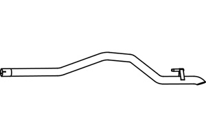 Rear pipe in the group  at  Professional Parts Sweden AB (P7110)