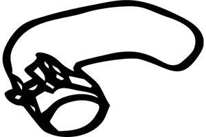 Rear pipe in the group Exhaust parts / Exhaust muffler & kits at  Professional Parts Sweden AB (P7122)