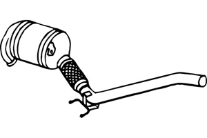 Catalytic converter i gruppen Tillflligt dolda artiklar hos  Professional Parts Sweden AB (P712DCAT)