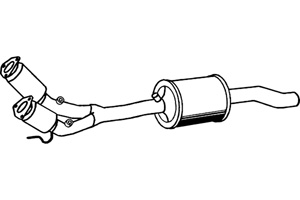 Catalytic converter i gruppen Tillflligt dolda artiklar hos  Professional Parts Sweden AB (P715CAT)