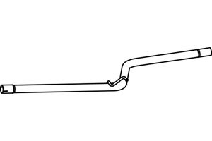 Intermediate pipe in the group  at  Professional Parts Sweden AB (P7163)