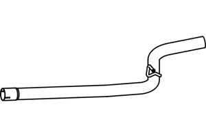 Intermediate pipe in the group  at  Professional Parts Sweden AB (P7174)