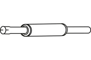 Intermediate muffler in the group  at  Professional Parts Sweden AB (P7177)