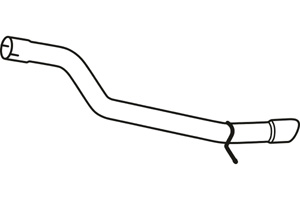 Rear pipe in the group Exhaust parts / Exhaust muffler & kits at  Professional Parts Sweden AB (P72035)