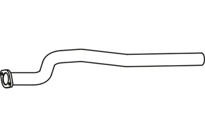Intermediate pipe in the group  at  Professional Parts Sweden AB (P72067)