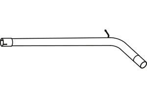 Intermediate pipe in the group Exhaust parts / Exhaust muffler & kits at  Professional Parts Sweden AB (P72139)