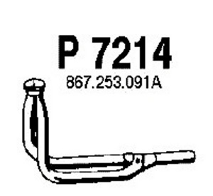Front pipe in the group  at  Professional Parts Sweden AB (P7214)