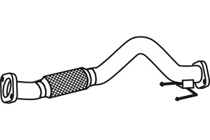 Front pipe in the group Exhaust parts / Exhaust muffler & kits at  Professional Parts Sweden AB (P72148)