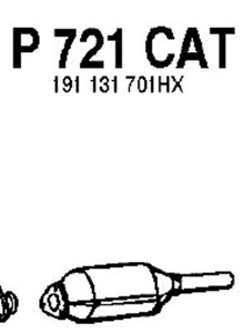 Catalytic converter in the group  at  Professional Parts Sweden AB (P721CAT)