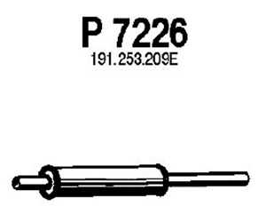 Intermediate muffler in the group  at  Professional Parts Sweden AB (P7226)