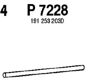 Intermediate pipe in the group  at  Professional Parts Sweden AB (P7228)