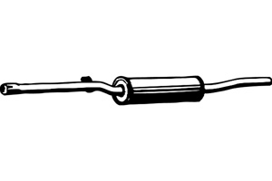 Intermediate muffler in the group  at  Professional Parts Sweden AB (P7235)