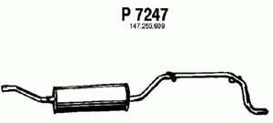 Rear muffler in the group  at  Professional Parts Sweden AB (P7247)