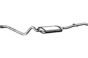 Rear muffler in the group  at  Professional Parts Sweden AB (P7252)