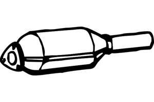 Catalytic converter in the group  at  Professional Parts Sweden AB (P725CAT)