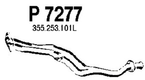 Front pipe in the group  at  Professional Parts Sweden AB (P7277)