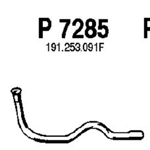 Front pipe i gruppen Tillflligt dolda artiklar hos  Professional Parts Sweden AB (P7285)
