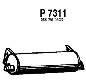 Rear muffler in the group  at  Professional Parts Sweden AB (P7311)