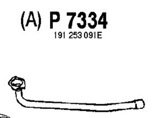 Front pipe in the group  at  Professional Parts Sweden AB (P7334)