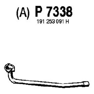 Front pipe in the group  at  Professional Parts Sweden AB (P7338)