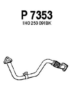 Front pipe in the group  at  Professional Parts Sweden AB (P7353)