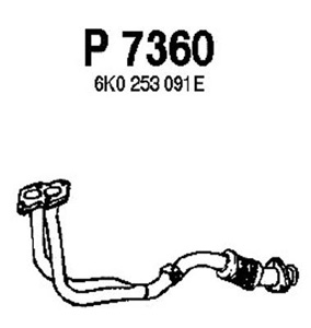 Front pipe in the group  at  Professional Parts Sweden AB (P7360)