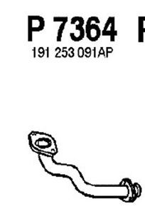 Front pipe in the group  at  Professional Parts Sweden AB (P7364)