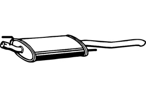 Rear muffler in the group  at  Professional Parts Sweden AB (P7370)