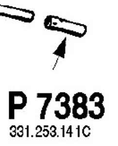 Rear pipe in the group  at  Professional Parts Sweden AB (P7383)