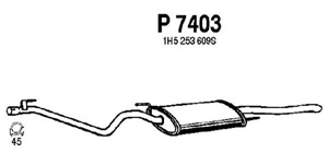 Rear muffler in the group  at  Professional Parts Sweden AB (P7403)