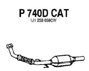 Catalytic converter in the group  at  Professional Parts Sweden AB (P740DCAT)