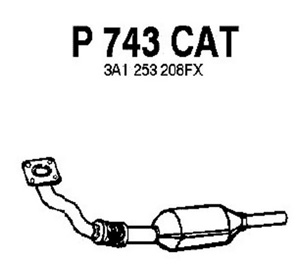Catalytic converter i gruppen Tillflligt dolda artiklar hos  Professional Parts Sweden AB (P743CAT)