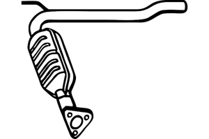 Catalytic converter in the group  at  Professional Parts Sweden AB (P745DCAT)