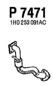 Front pipe in the group  at  Professional Parts Sweden AB (P7471)
