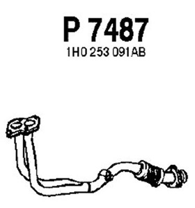 Front pipe in the group  at  Professional Parts Sweden AB (P7487)