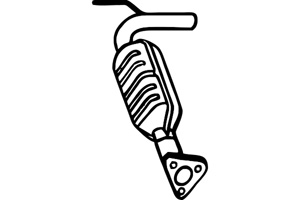 Catalytic converter in the group  at  Professional Parts Sweden AB (P748DCAT)