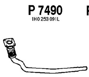 Front pipe in the group  at  Professional Parts Sweden AB (P7490)