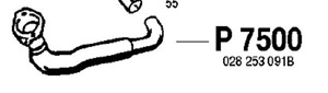 Front pipe in the group  at  Professional Parts Sweden AB (P7500)