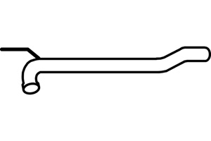 Intermediate pipe in the group  at  Professional Parts Sweden AB (P7506)