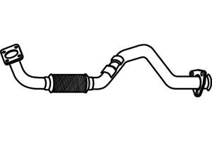 Front pipe in the group  at  Professional Parts Sweden AB (P7523)