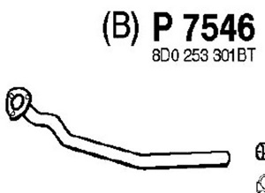 Front pipe in the group  at  Professional Parts Sweden AB (P7546)