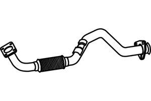 Front pipe in the group  at  Professional Parts Sweden AB (P7547)