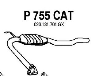 Catalytic converter in the group  at  Professional Parts Sweden AB (P755CAT)
