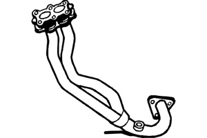 Front pipe in the group  at  Professional Parts Sweden AB (P7561)