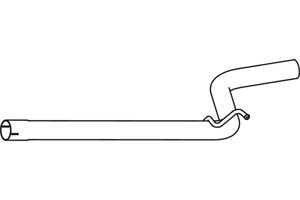 Intermediate pipe in the group  at  Professional Parts Sweden AB (P7569)