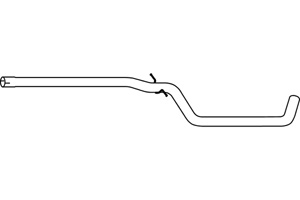 Intermediate pipe in the group  at  Professional Parts Sweden AB (P7587)