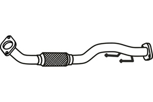 Front pipe in the group  at  Professional Parts Sweden AB (P7596)