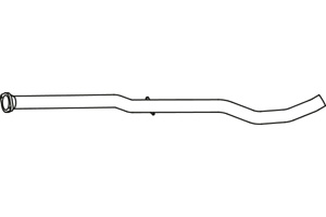 Intermediate pipe in the group  at  Professional Parts Sweden AB (P76001)